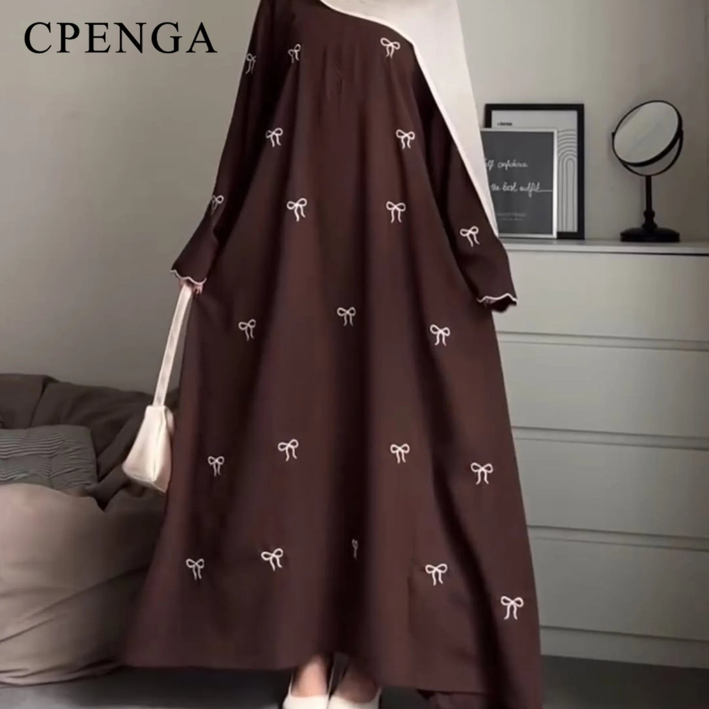 Somaya Embroidery Abaya