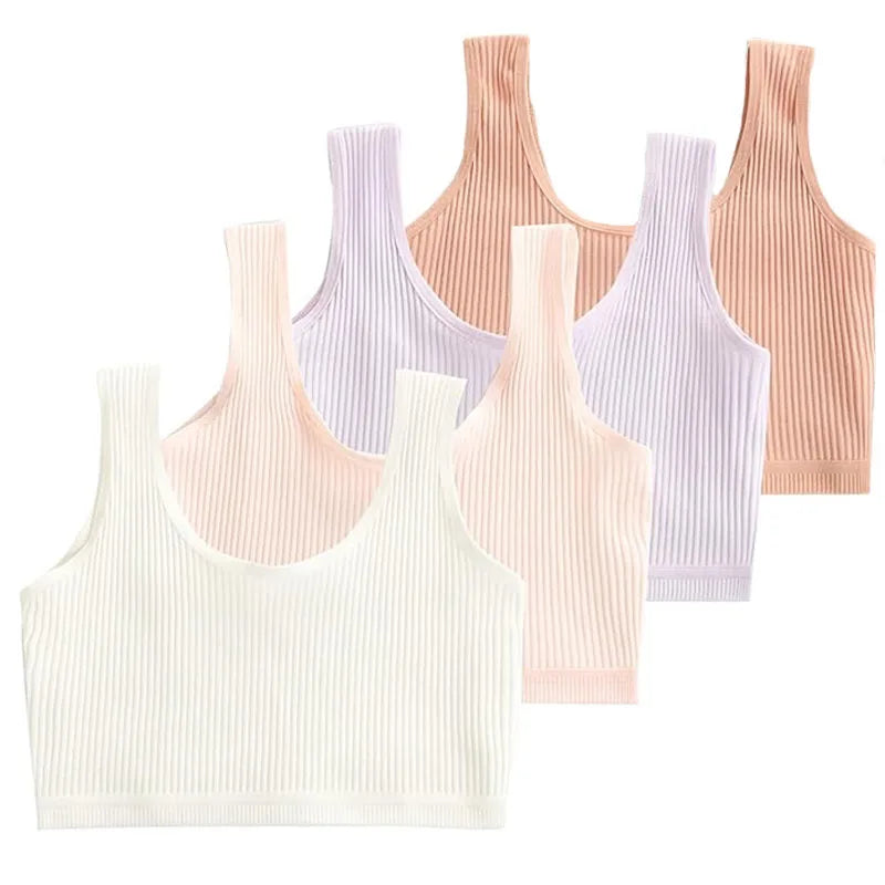 4 Pcs/Lot Teen Girl Sports Bra