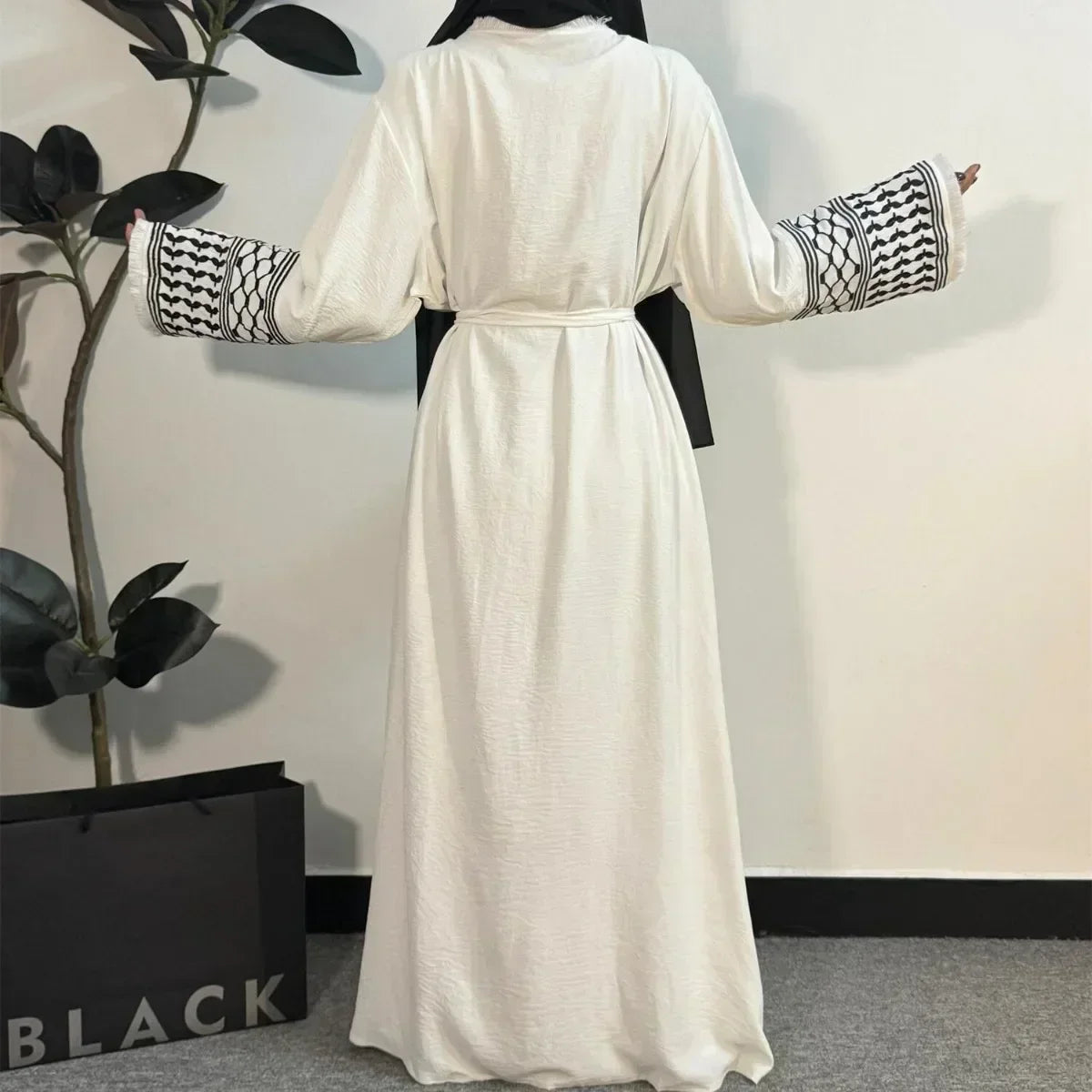 Ghaza Open Front Abaya