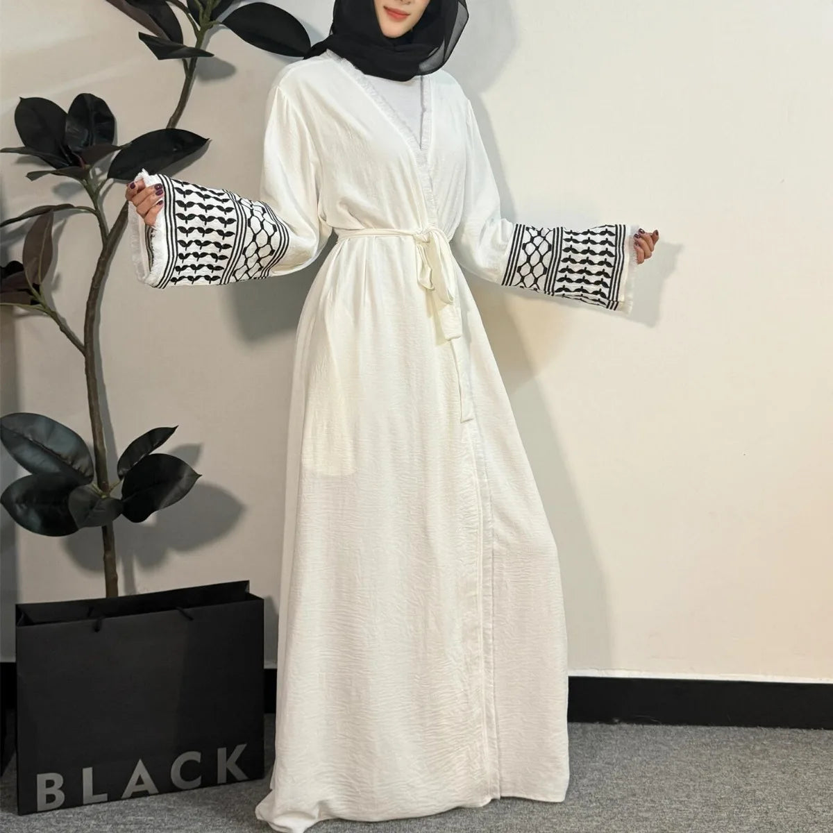 Ghaza Open Front Abaya