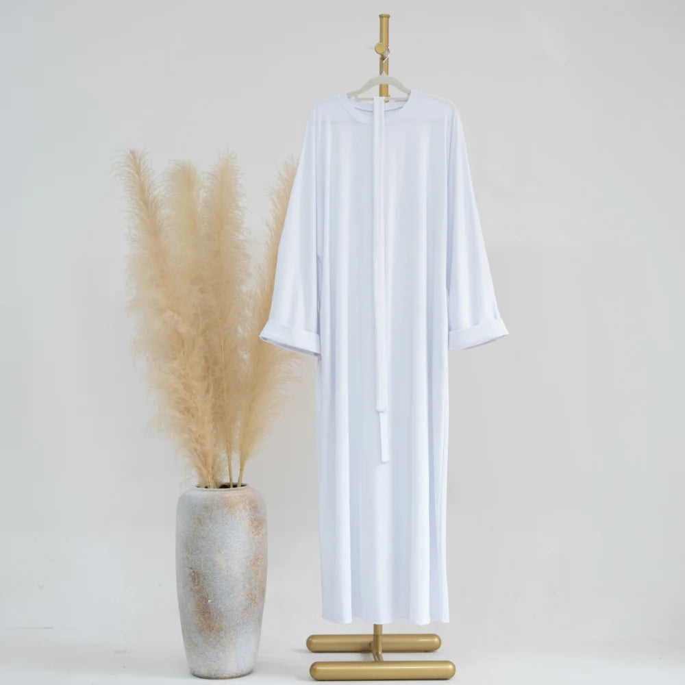 Nouf Rib Knit Abaya