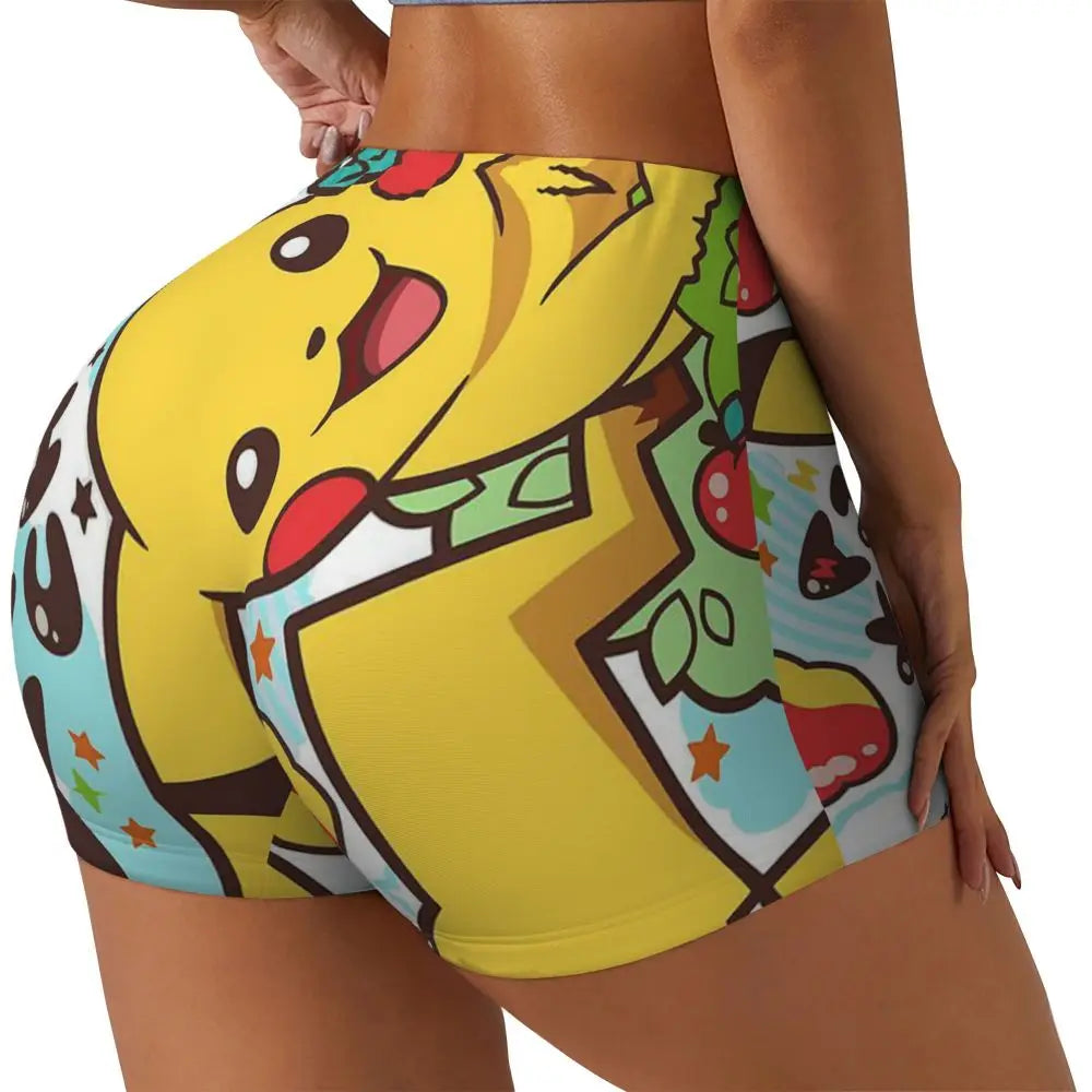 Ghandi Custom Pikachus Yoga Shorts