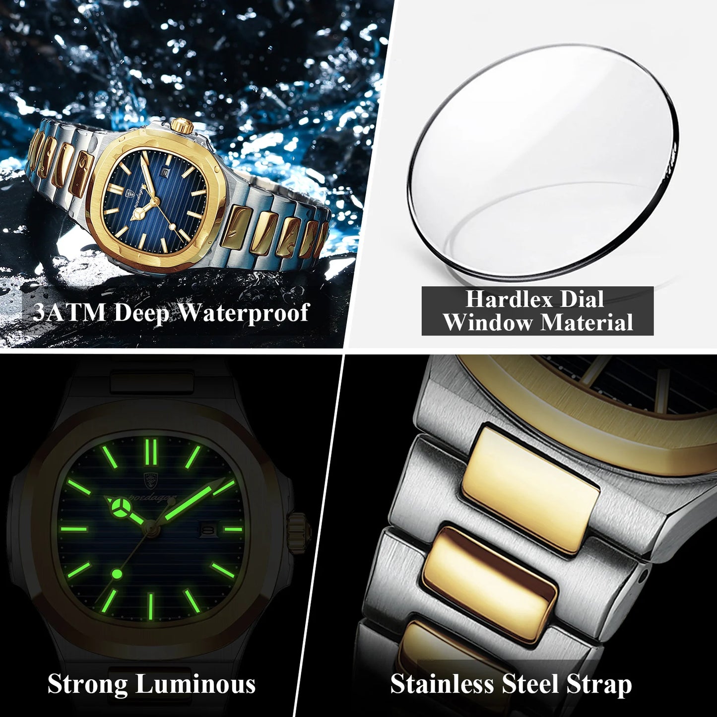 Shahinda Luxury Square Watch