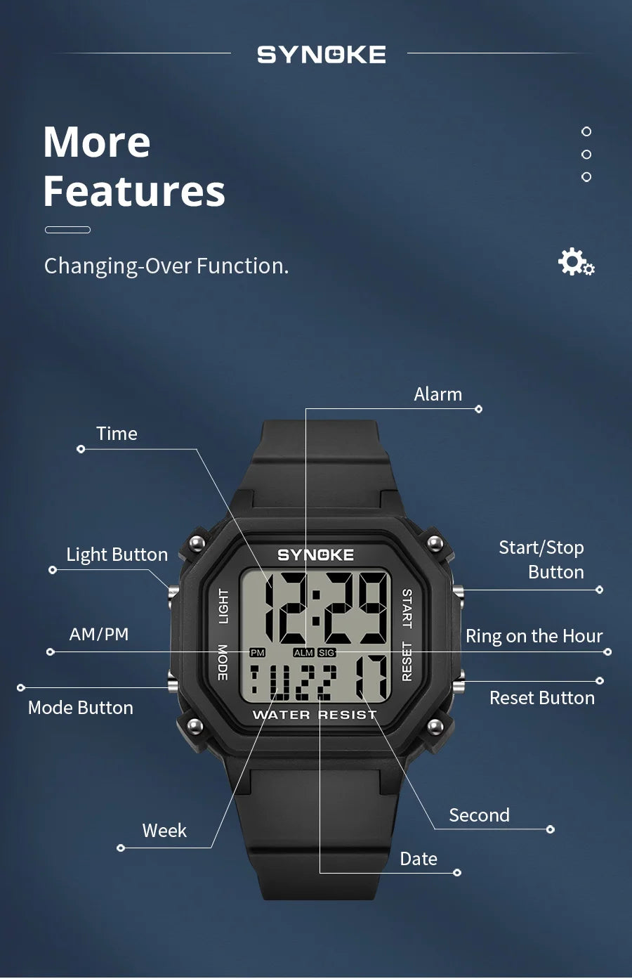 Casa Digital Sports Wristwatch
