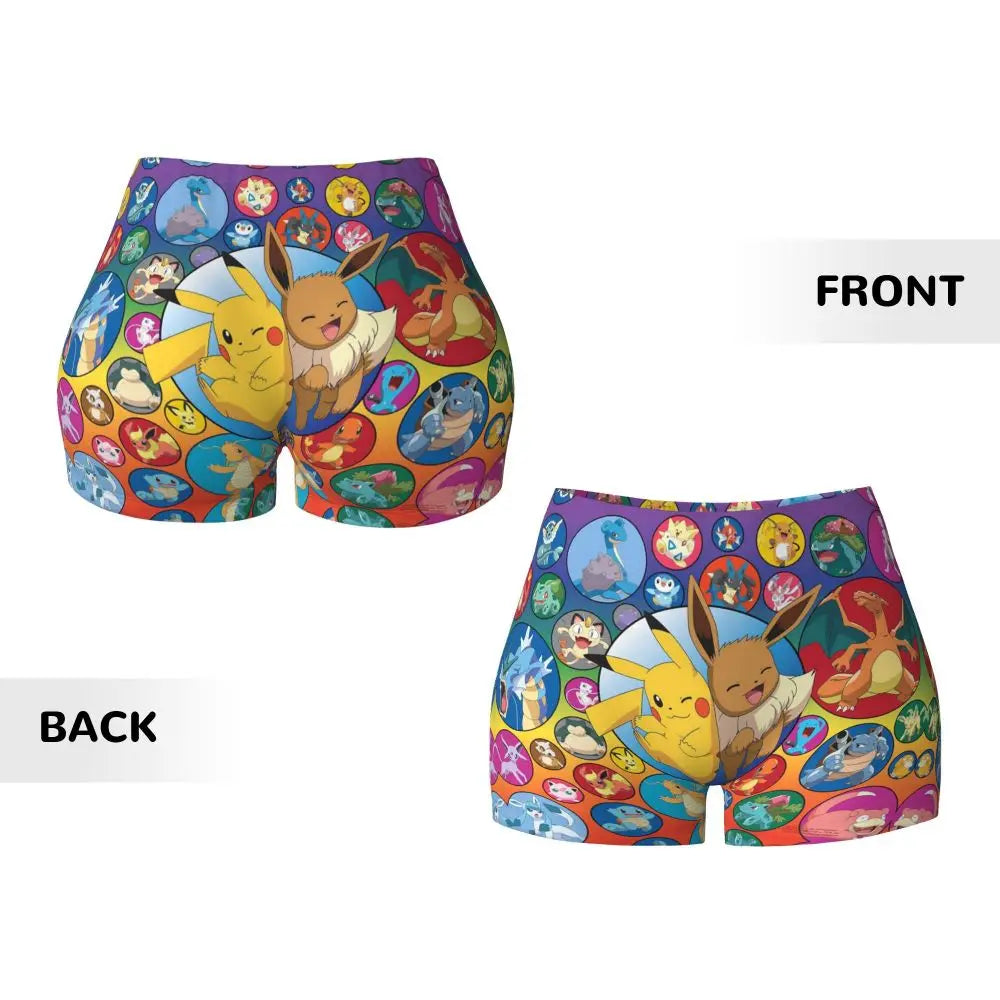 Ghandi Custom Pikachus Yoga Shorts