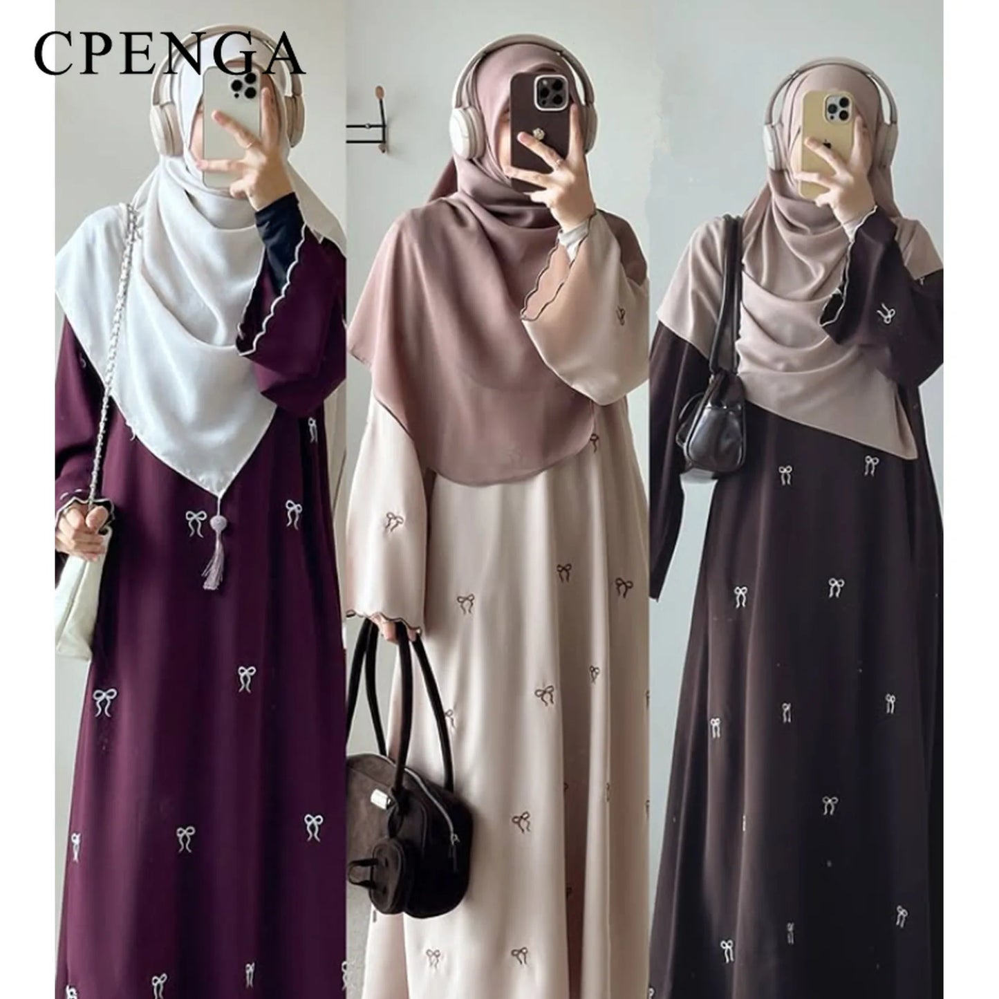 Somaya Embroidery Abaya