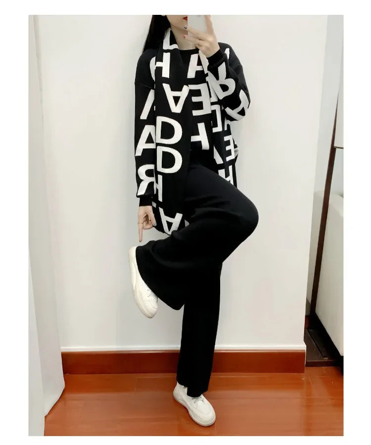 Seham Knitting 3Piece Set