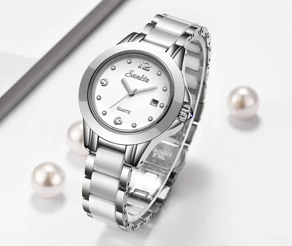 Lige Rose Gold Bracelet Watches