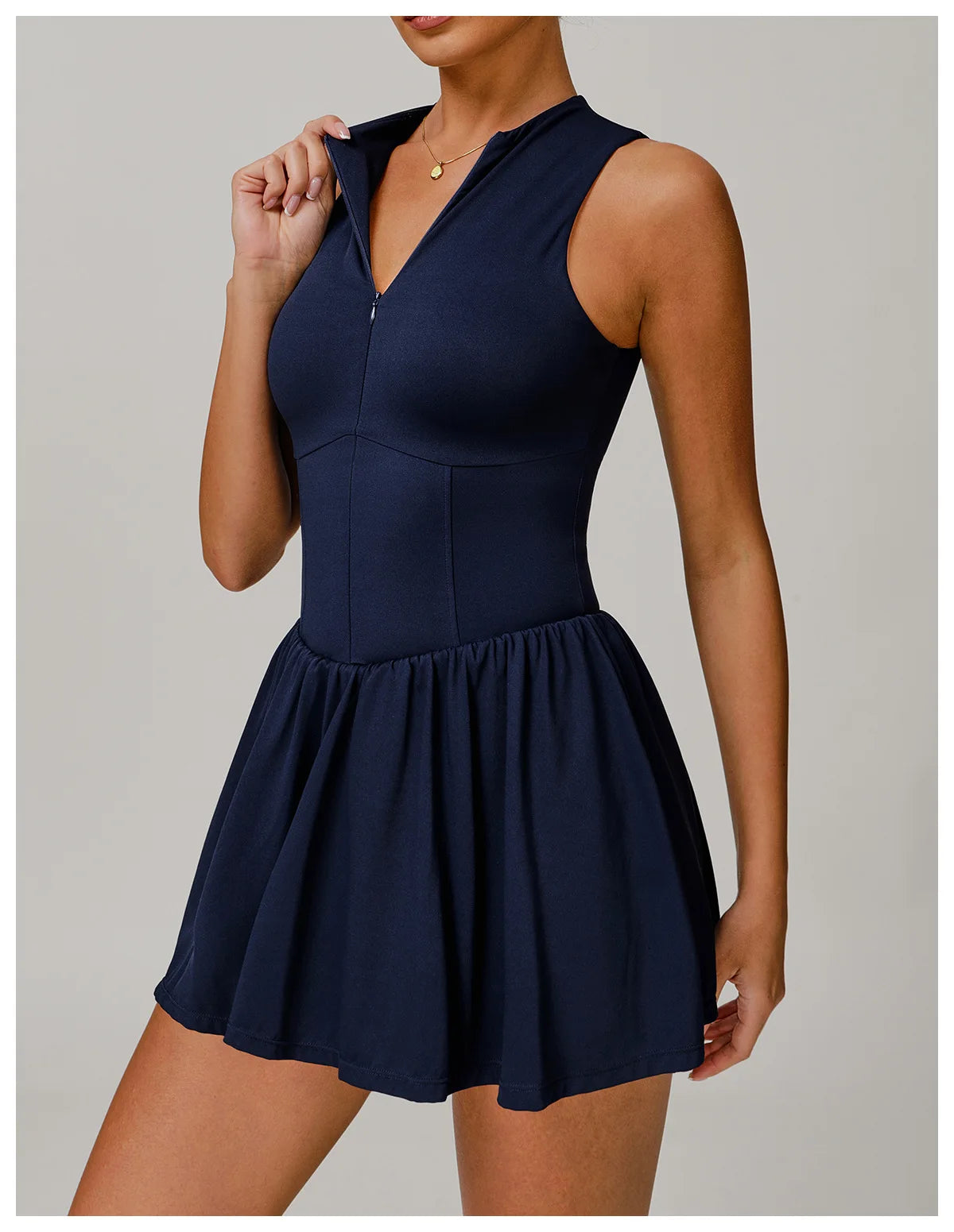 Fake Two-piece Sports Dress
