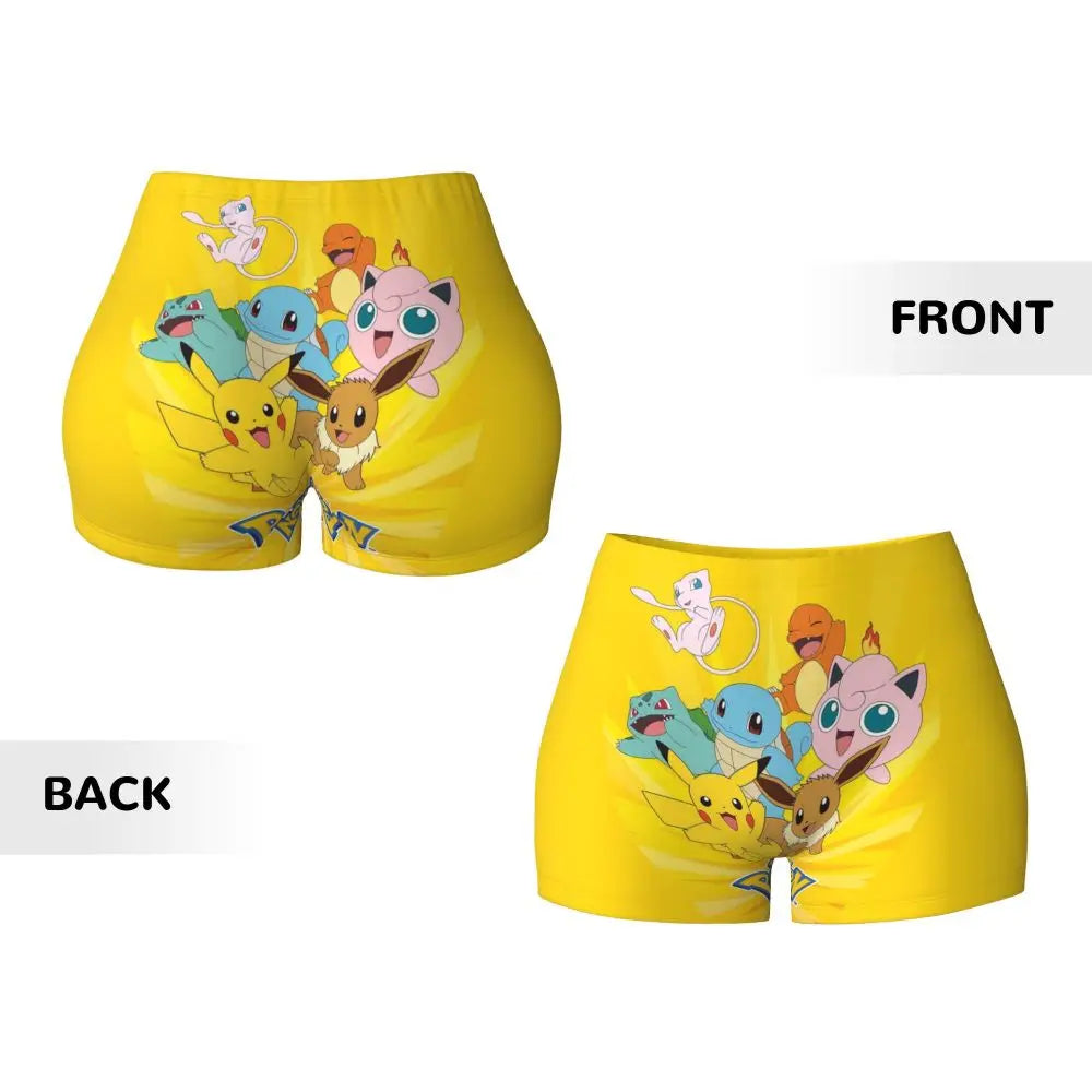 Ghandi Custom Pikachus Yoga Shorts