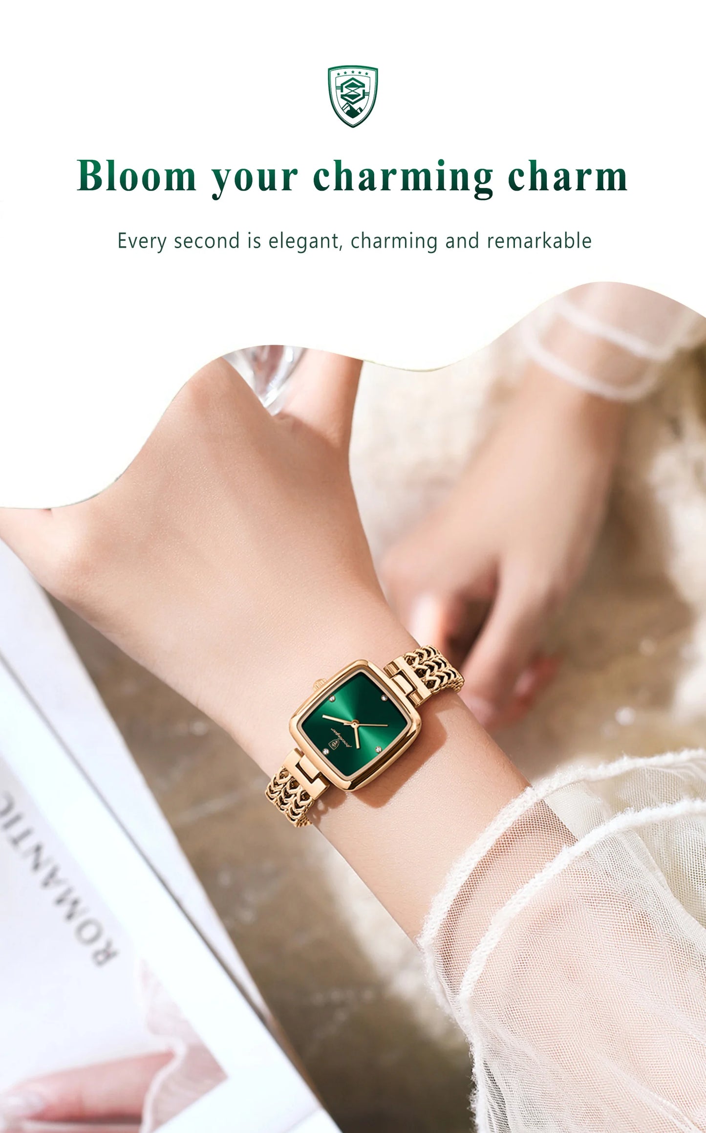 Zawra Luxury Square Watch