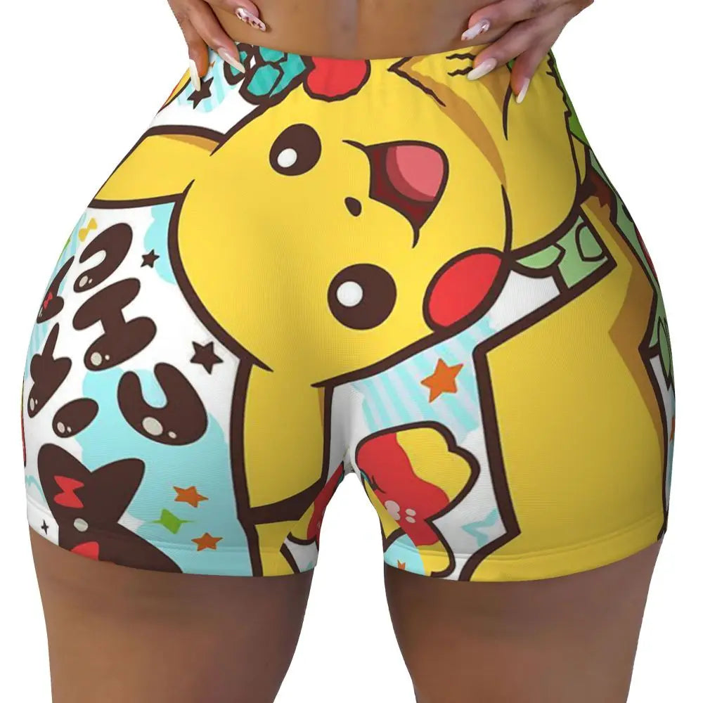 Ghandi Custom Pikachus Yoga Shorts
