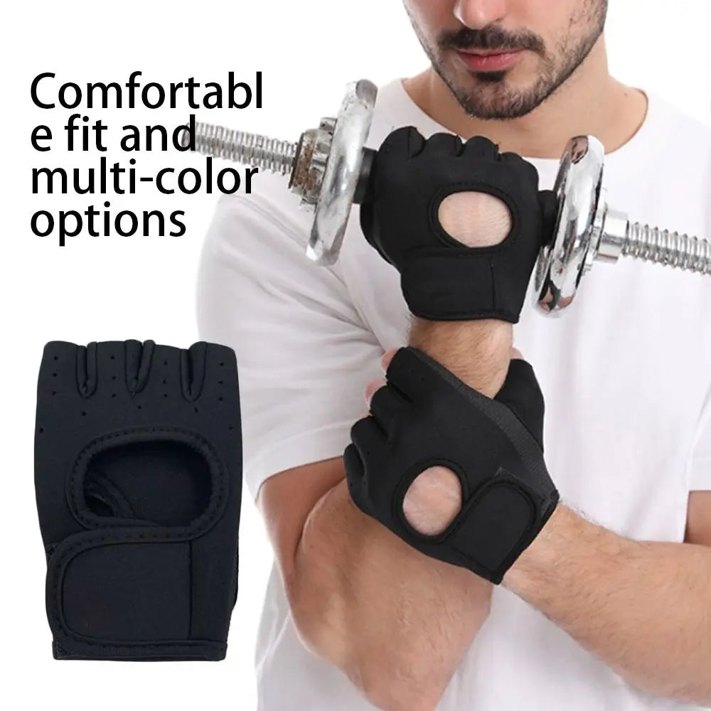 Finger Silicone Palm Weightlifting Gloves