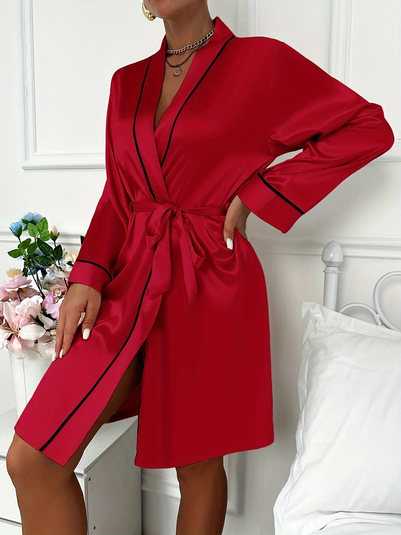 Diana Silk Belted Robe