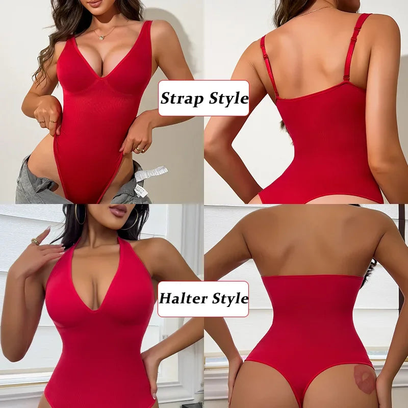 Halter Bodysuit Camisole Shapewear