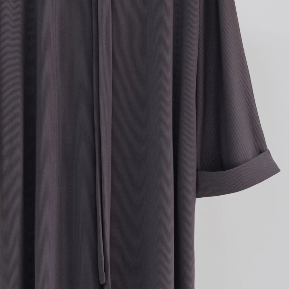 Nouf Rib Knit Abaya