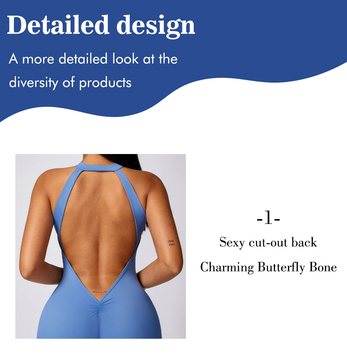 Delaila3 Backless Bodysuit