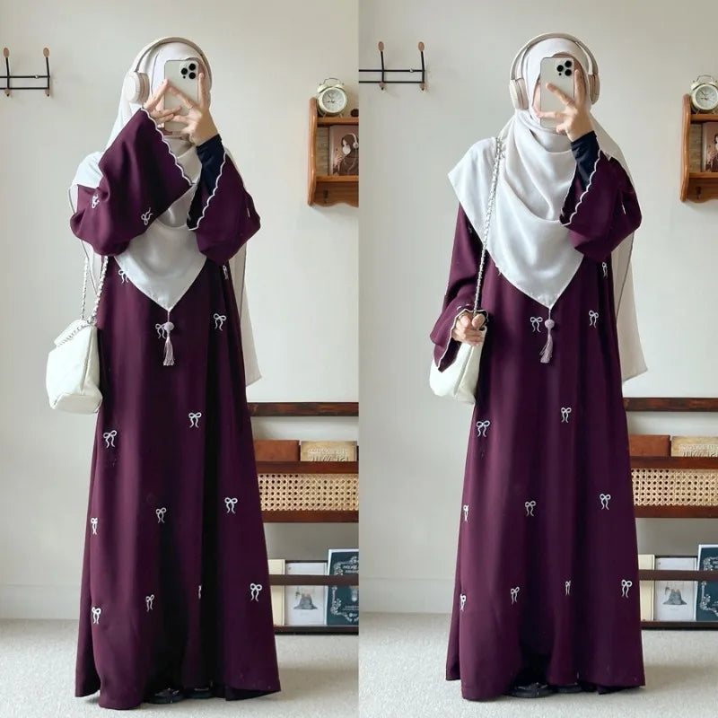 Somaya Embroidery Abaya