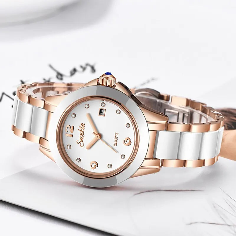 Lige Rose Gold Bracelet Watches