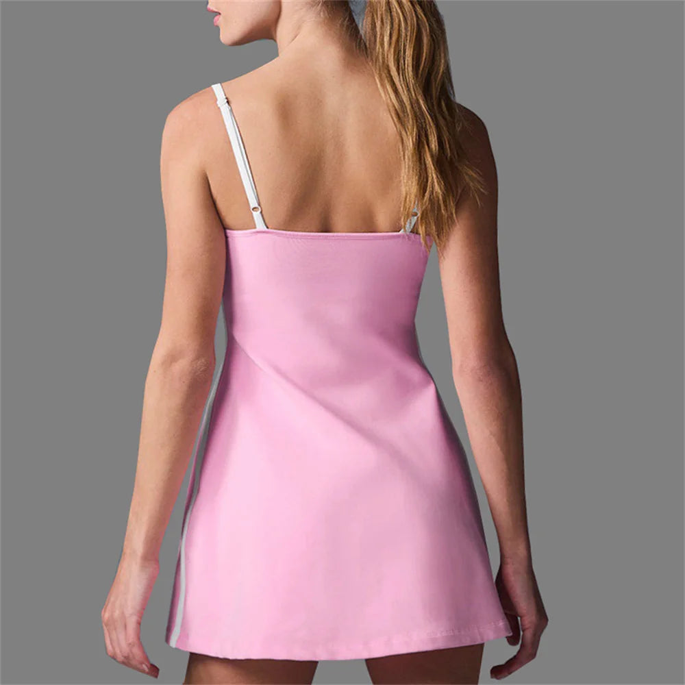Anjelica 2025 Pad Pockets Tennis Yoga Set Dress
