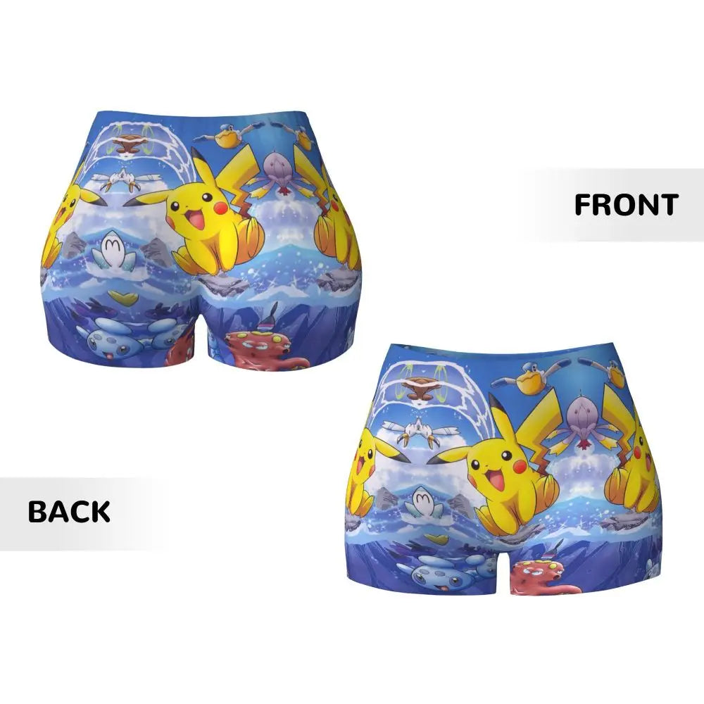 Ghandi Custom Pikachus Yoga Shorts