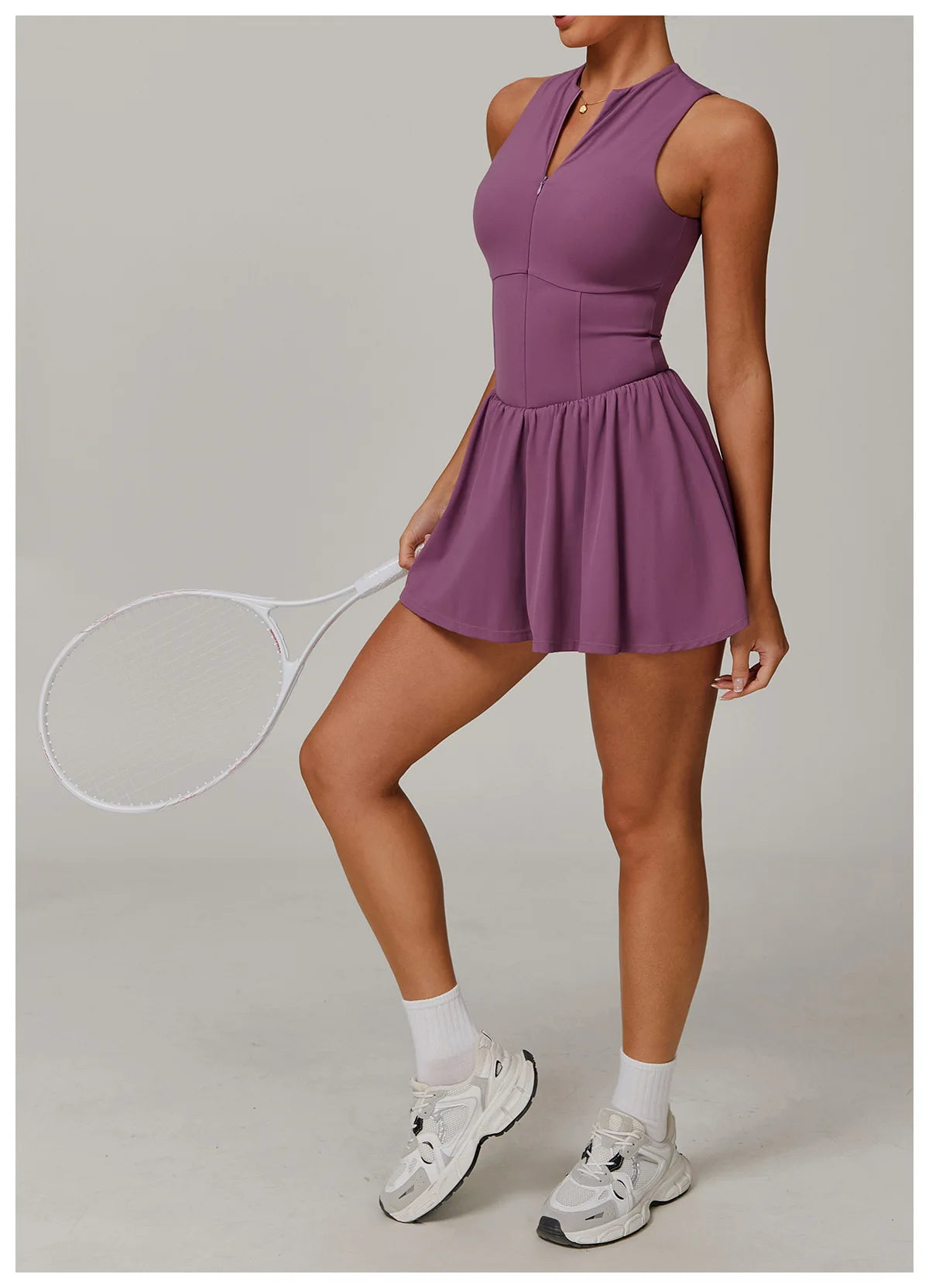 Fake Two-piece Sports Dress