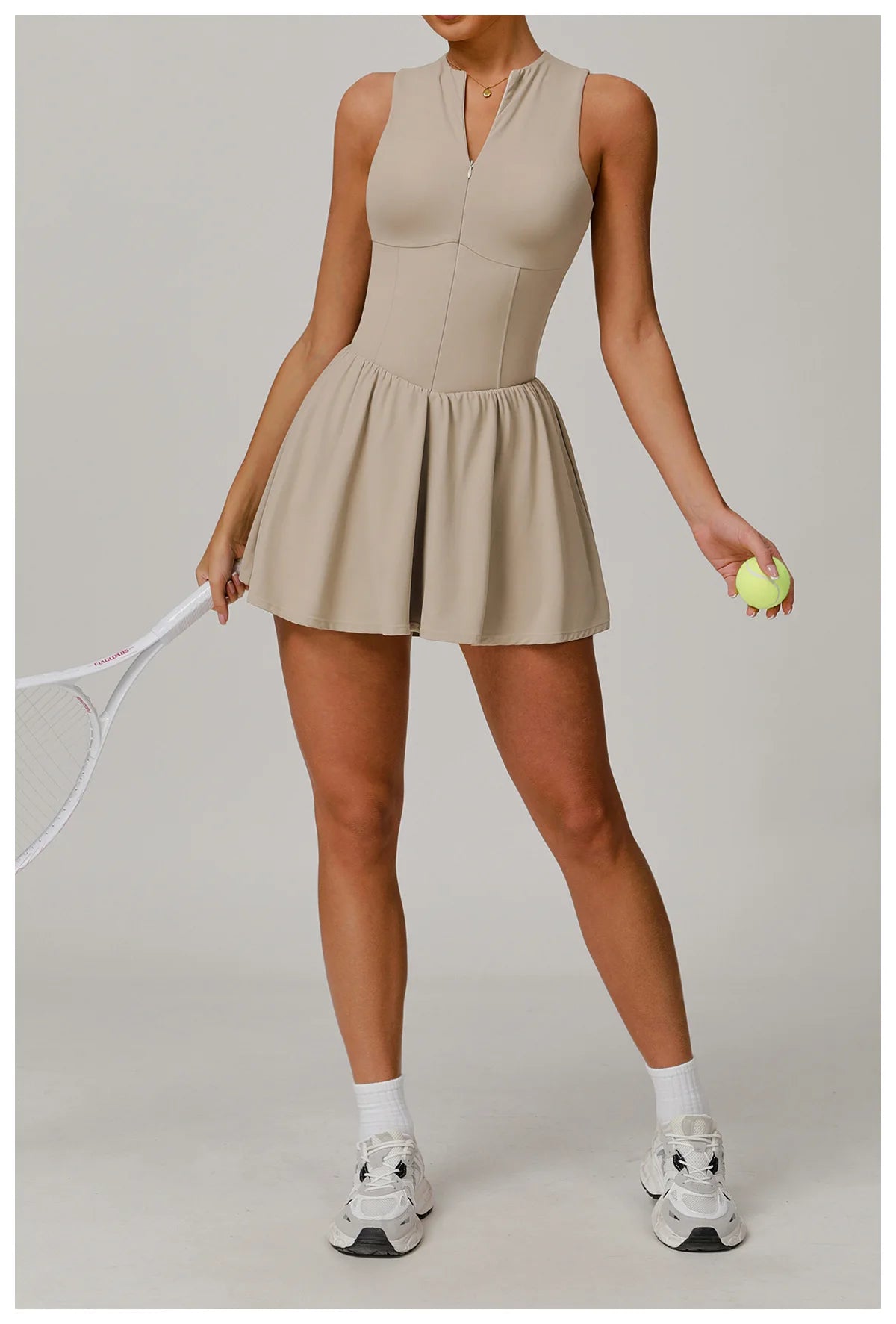 Fake Two-piece Sports Dress