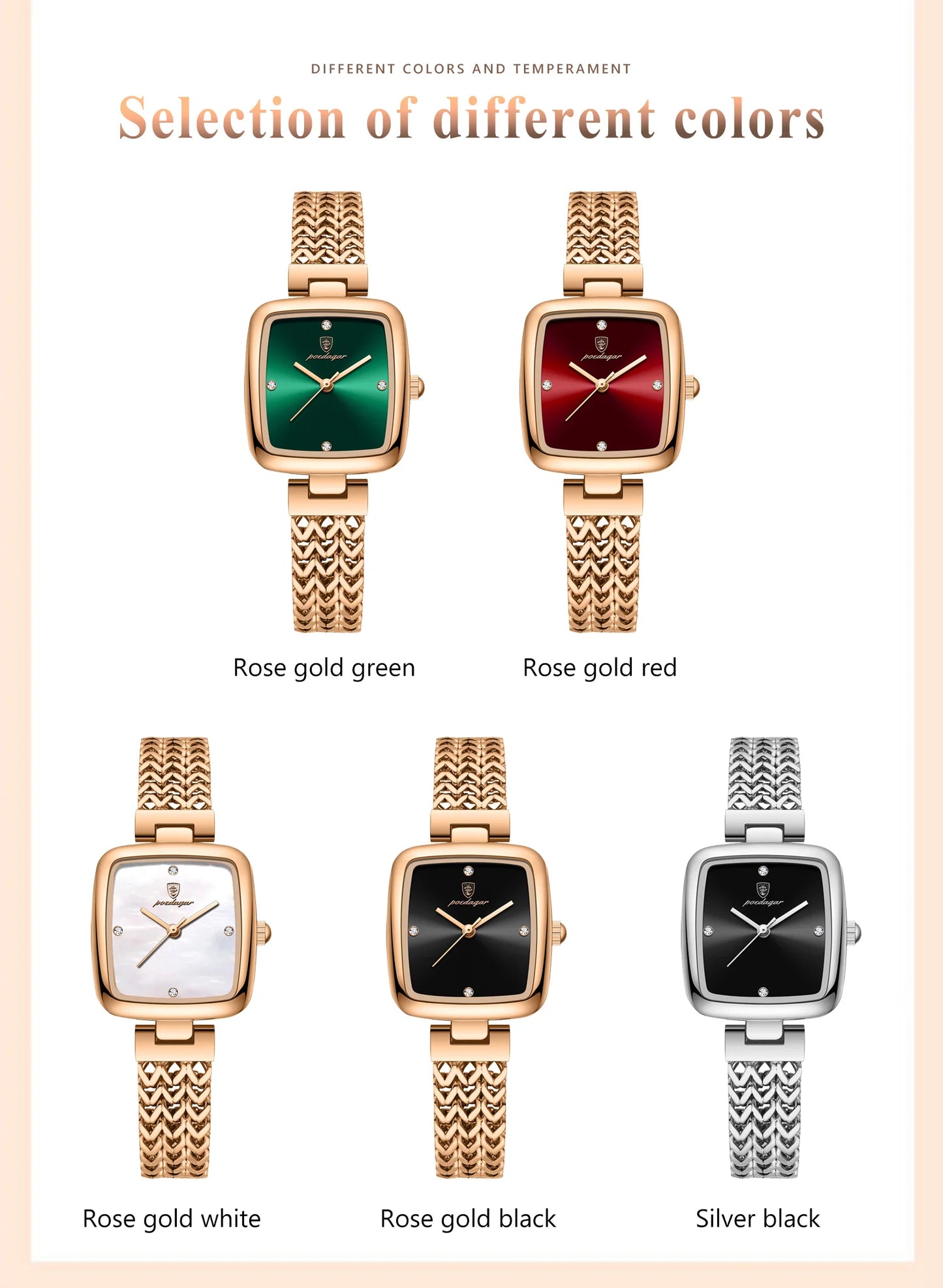 Zawra Luxury Square Watch