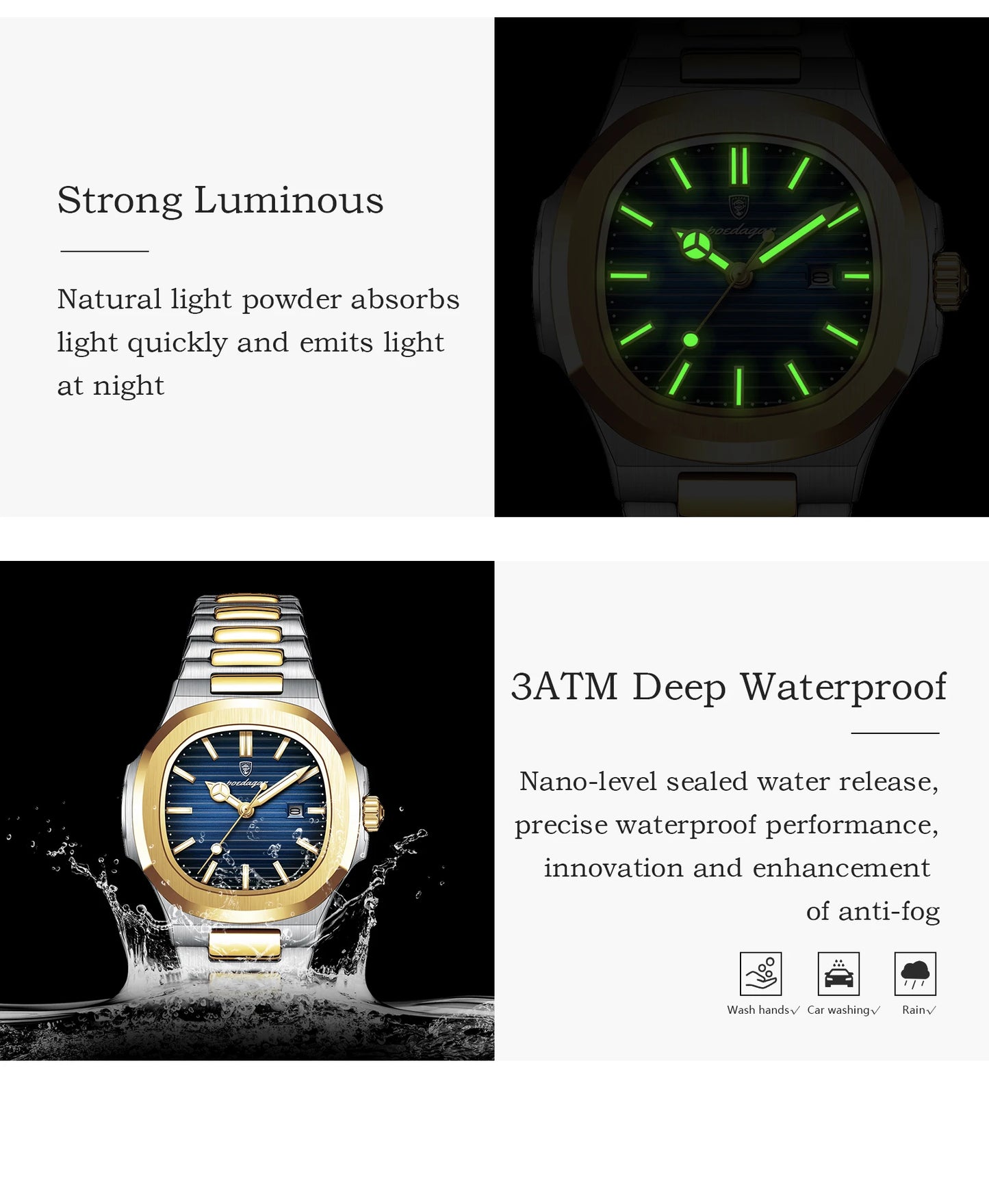 Shahinda Luxury Square Watch