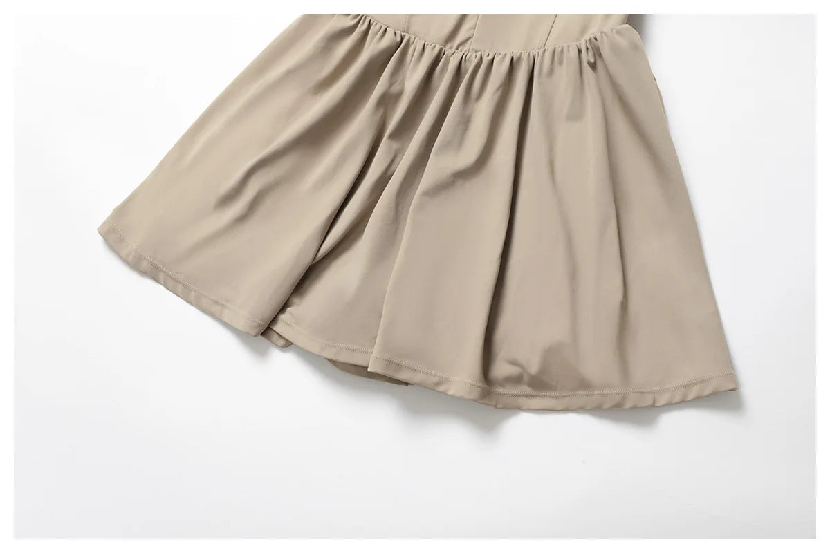 Fake Two-piece Sports Dress