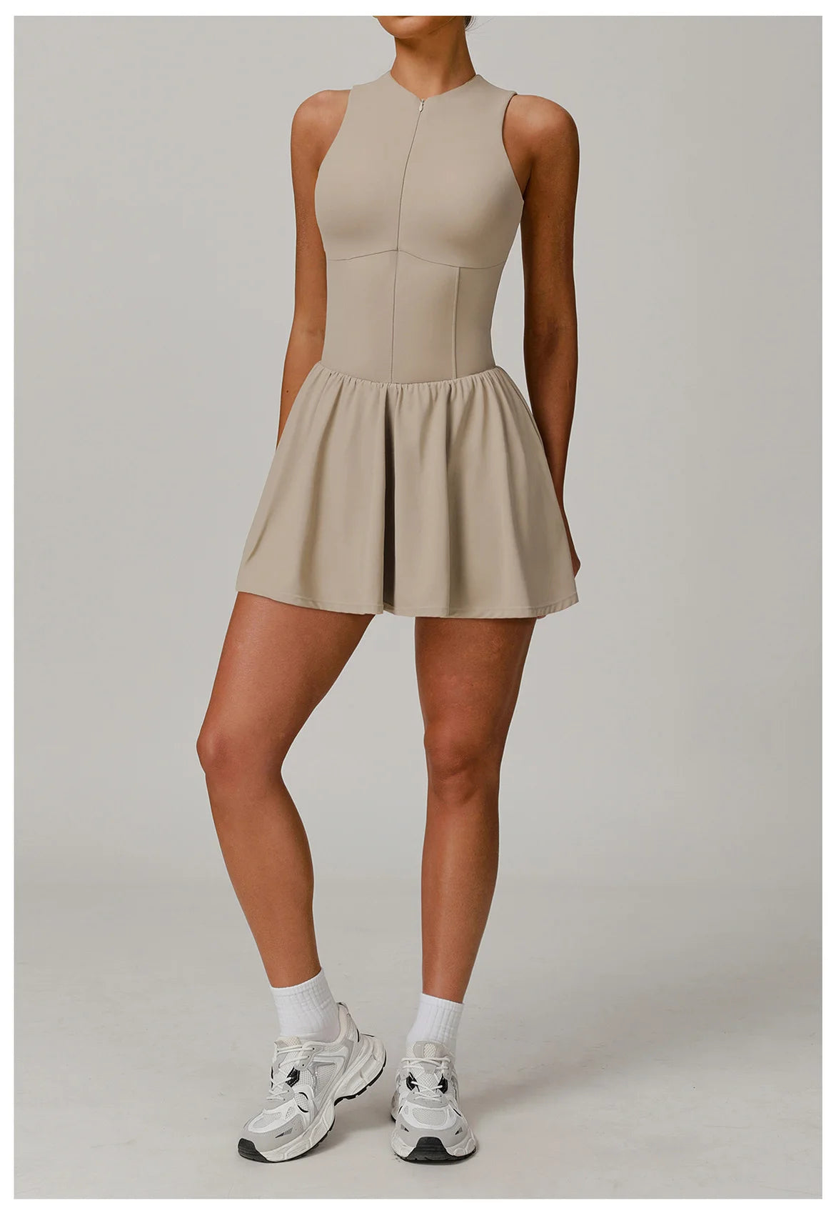 Fake Two-piece Sports Dress