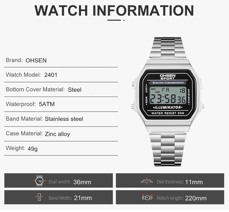 Luxury Gold Ladies Sport Watch