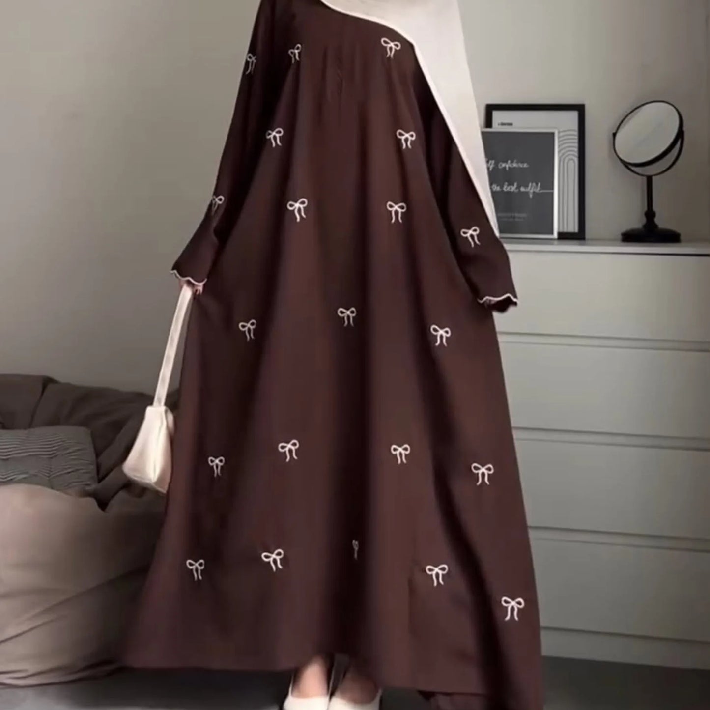 Somaya Embroidery Abaya