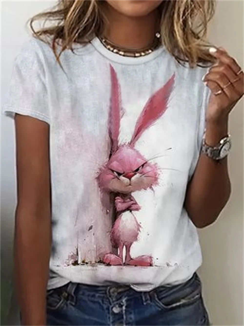 Cute Cat Dog Women's T-Shirts