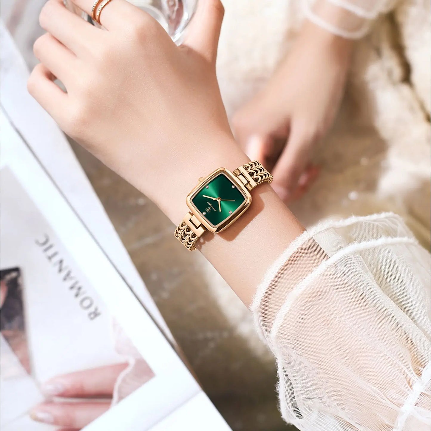Zawra Luxury Square Watch