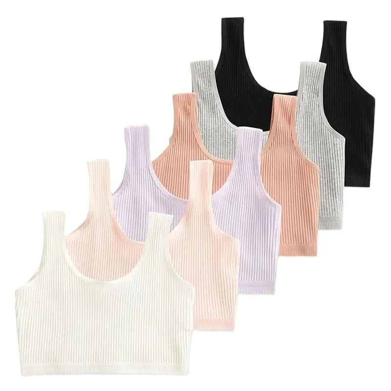 4 Pcs/Lot Teen Girl Sports Bra