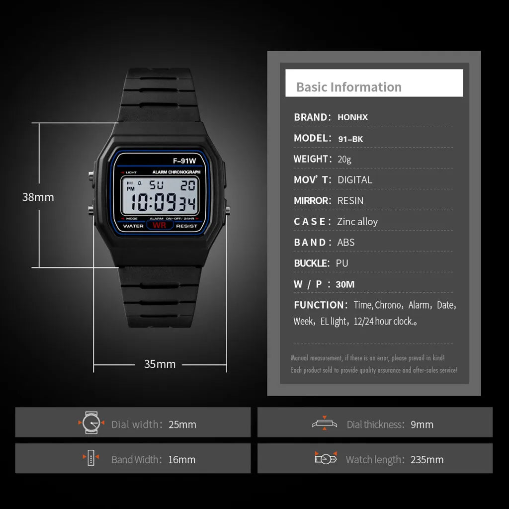 Practical Digital Wristwatch
