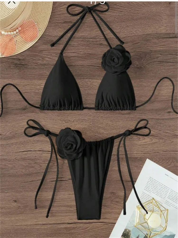 Rosa Sexy Bikini Set
