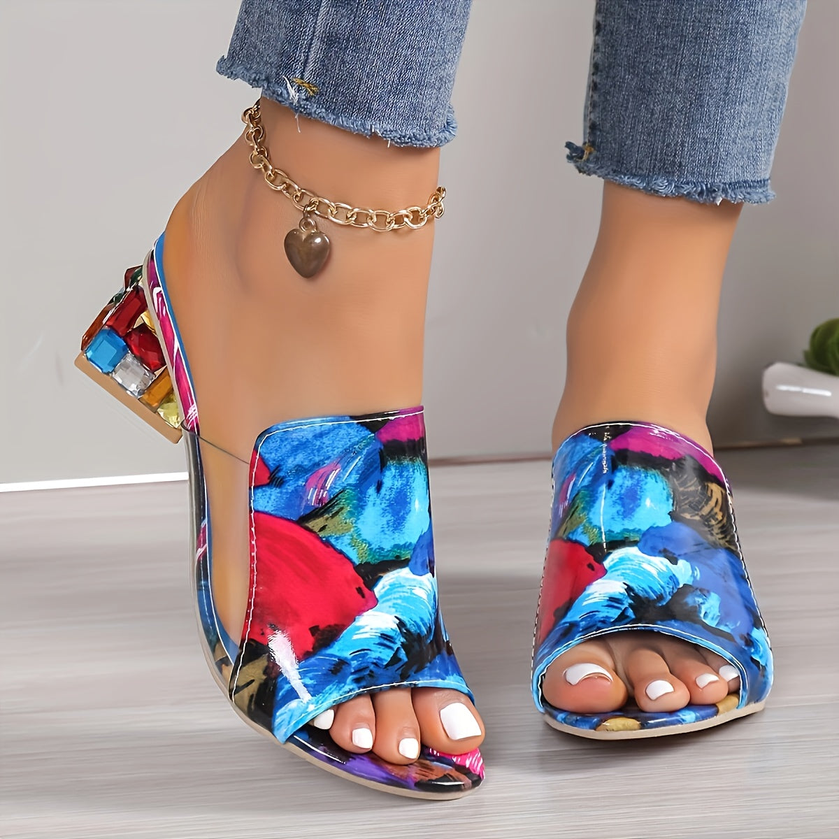 Olfat12 Chunky Heel Sandals