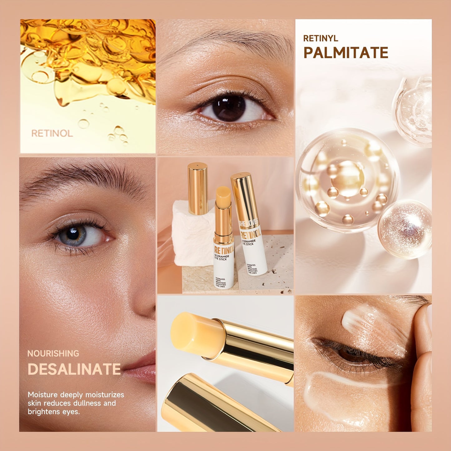 Retinol & Hyaluronic Eye Cream Stick