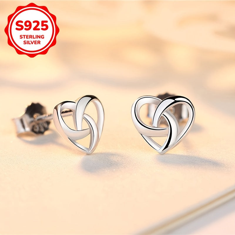Leilani Heart-shaped Infinite Earrings