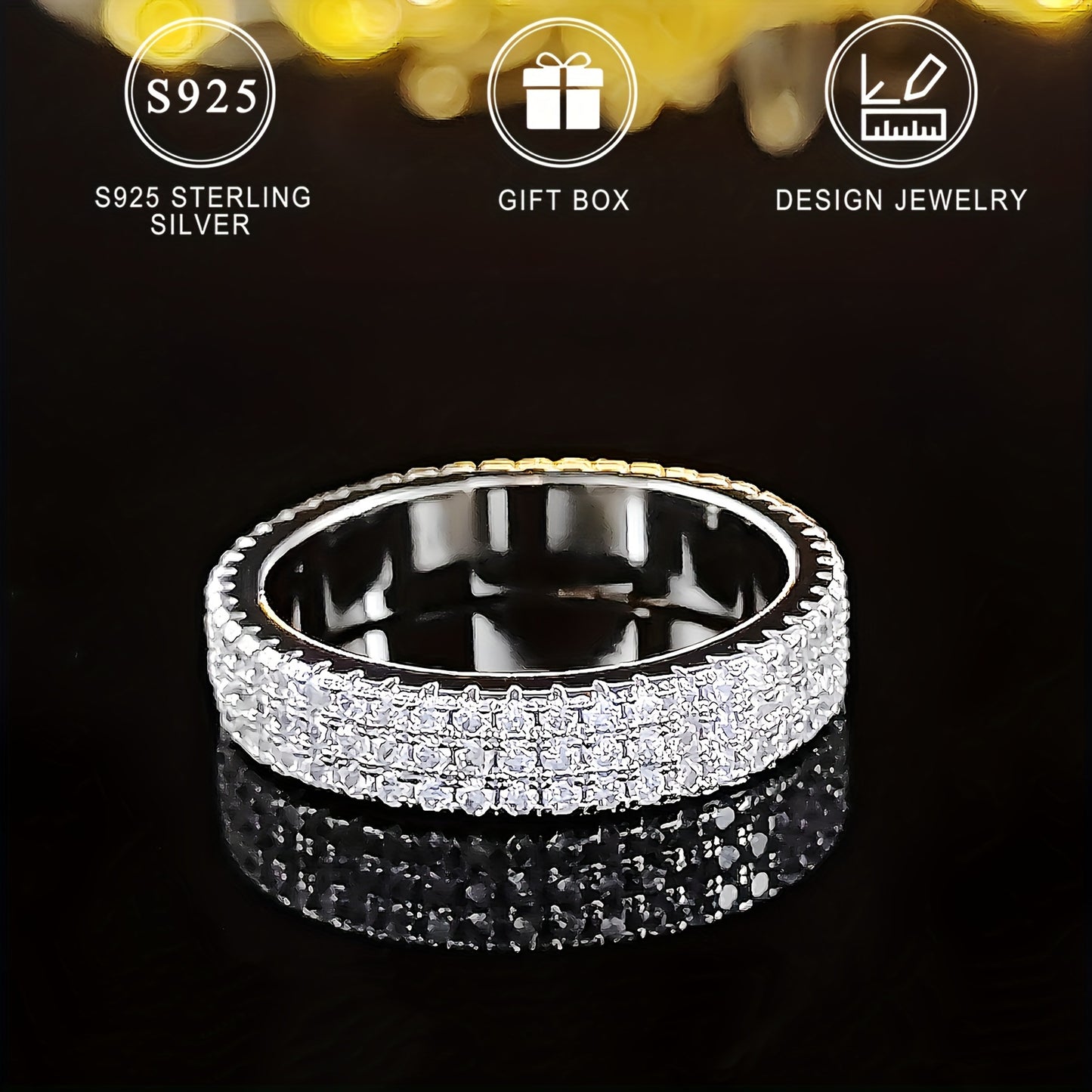 Eva Sterling Silver Promise Ring