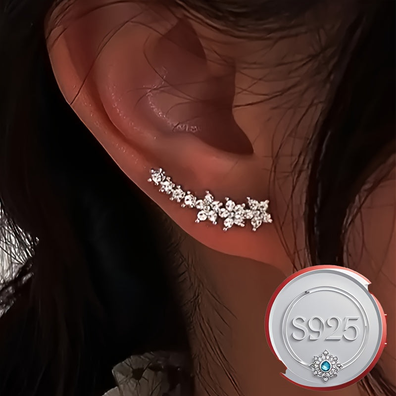Athena2 Silver Earrings