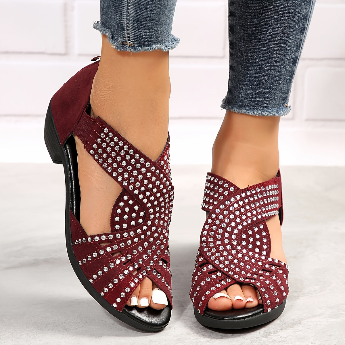 Sedona3 Rhinestone Sandals