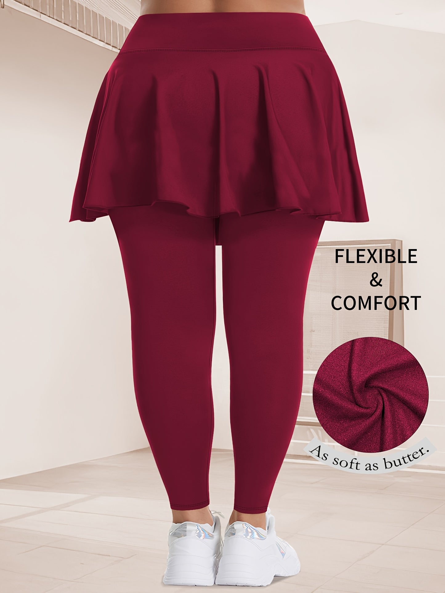 Thalia2 Skirted Running Yoga Leggings