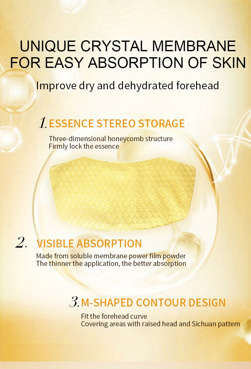 ILISYA 5pcs Golden Collagen Neck Mask