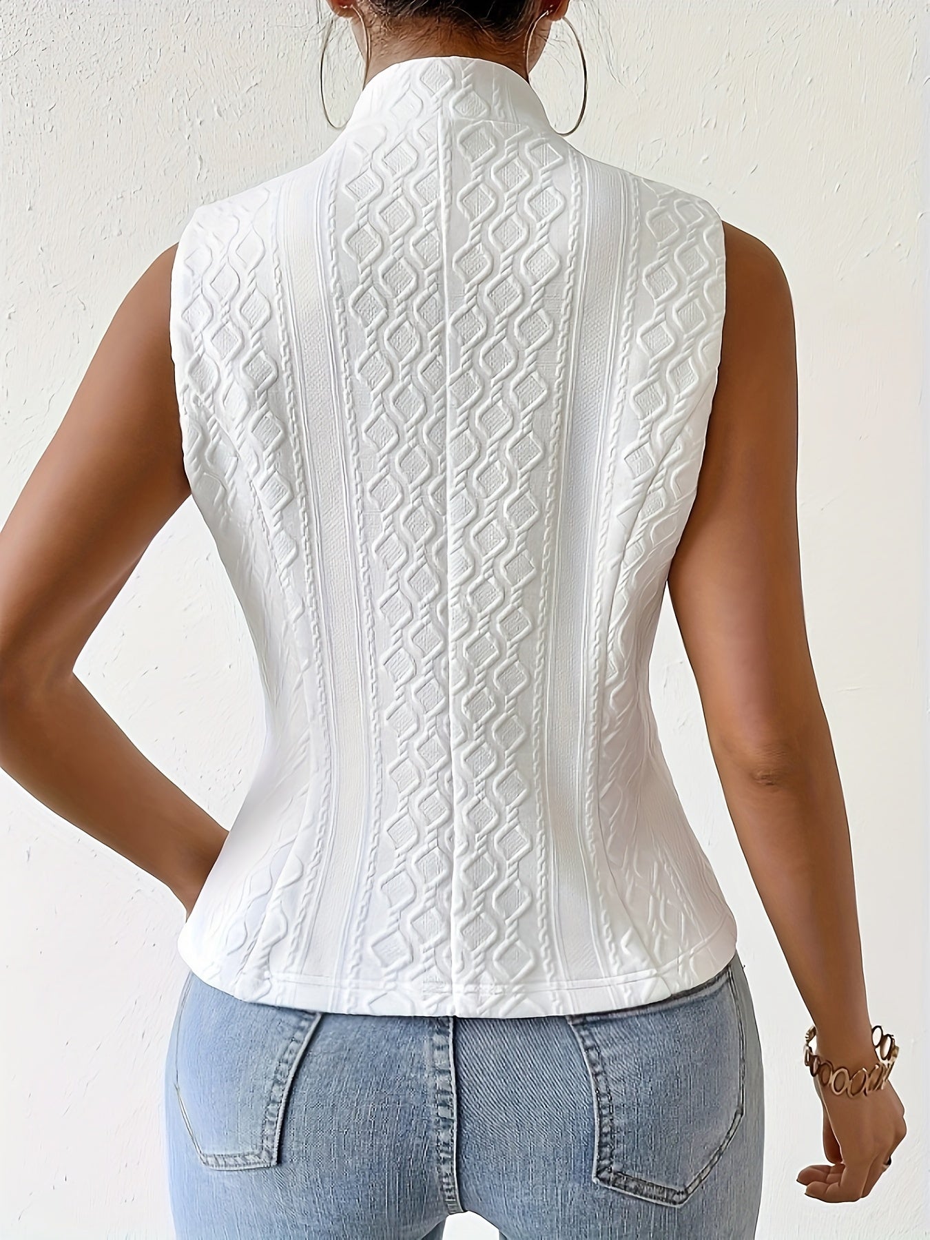 Anastasia Polyester Blazer Vest