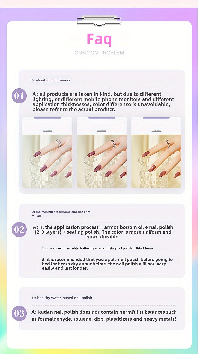 Peelable Nail Polish