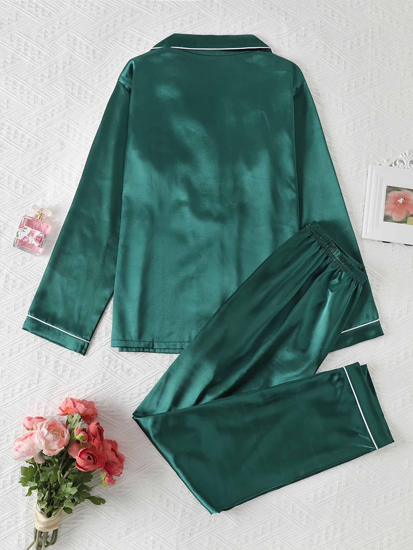 Honorine satin pajama set