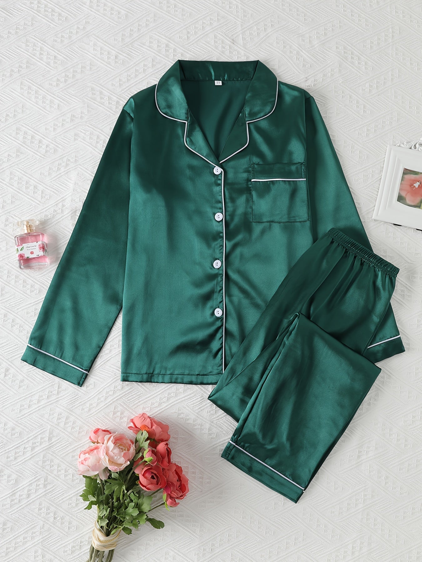 Honorine satin pajama set